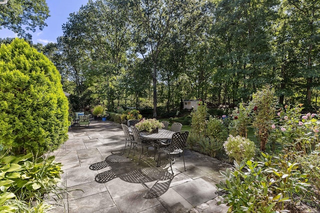 view of patio / terrace with outdoor dining area