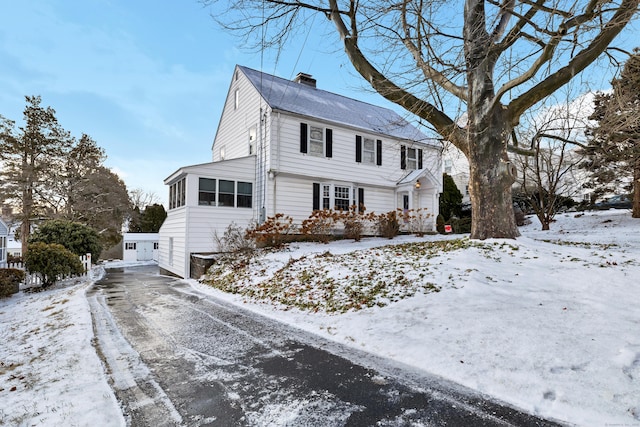 view of front of property