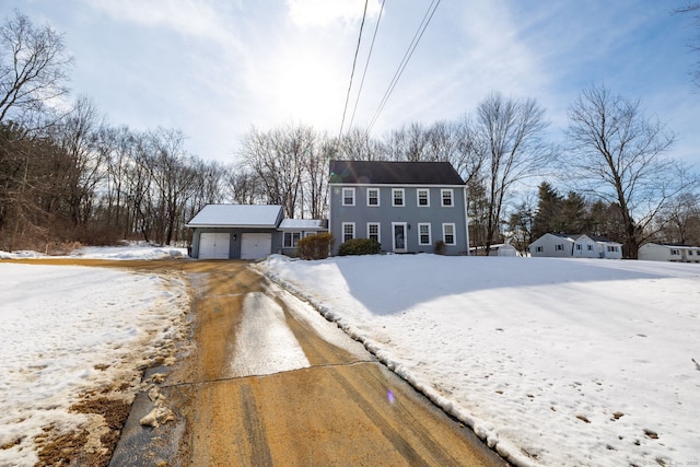 view of front of property featuring an attached garage