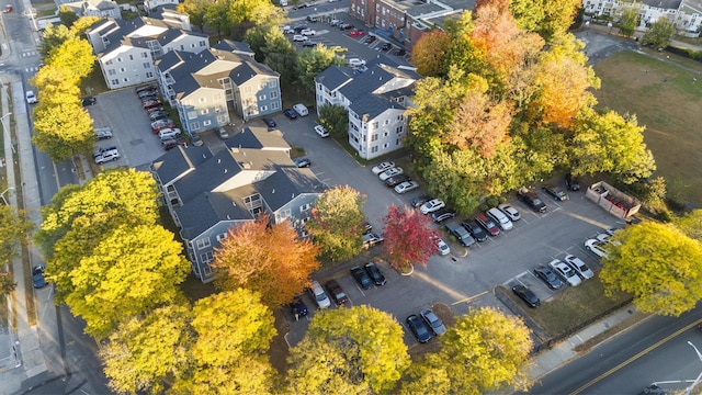 birds eye view of property featuring a residential view