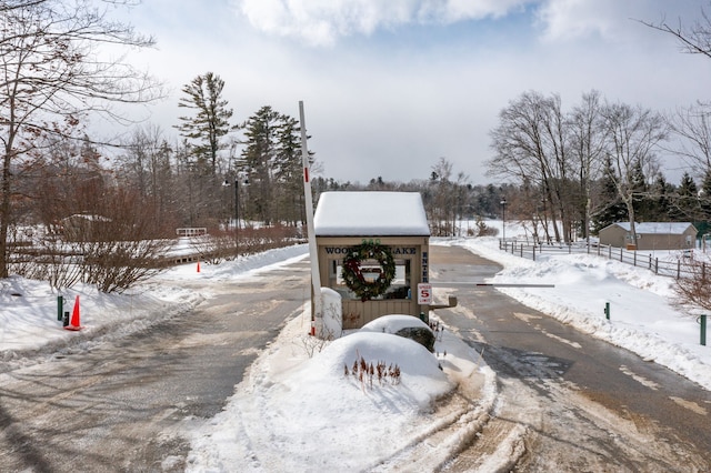 view of road