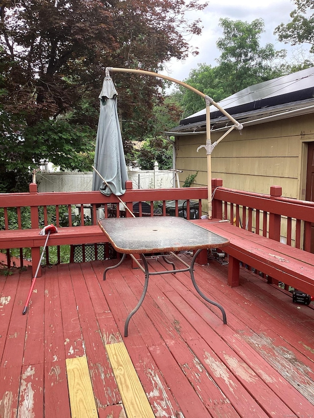 view of deck