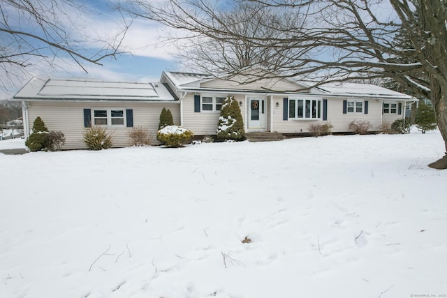 view of ranch-style house