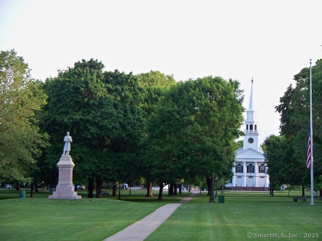 surrounding community featuring a yard