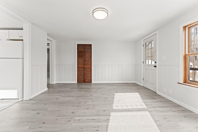 entryway featuring light hardwood / wood-style flooring