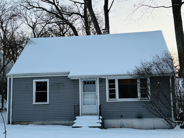 view of front of home