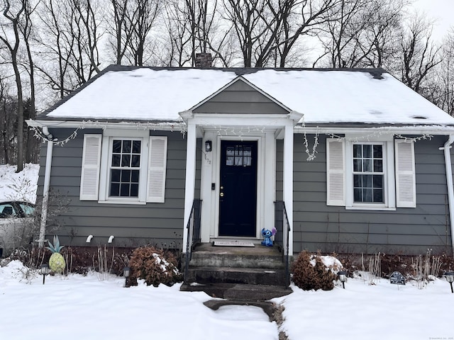 view of bungalow