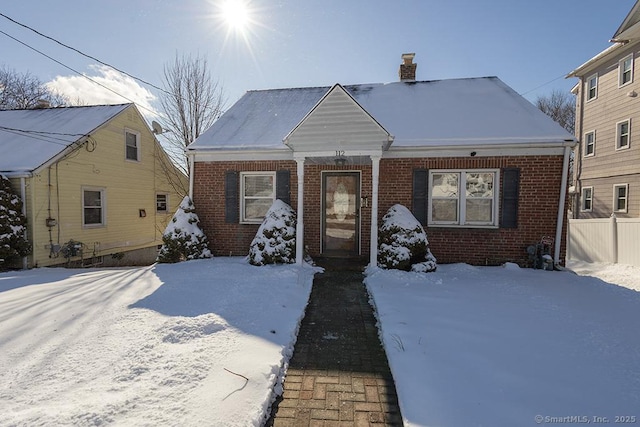 view of front of property