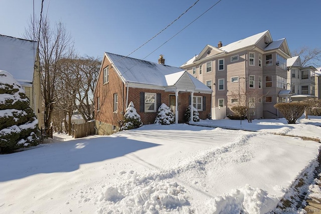 view of front of home