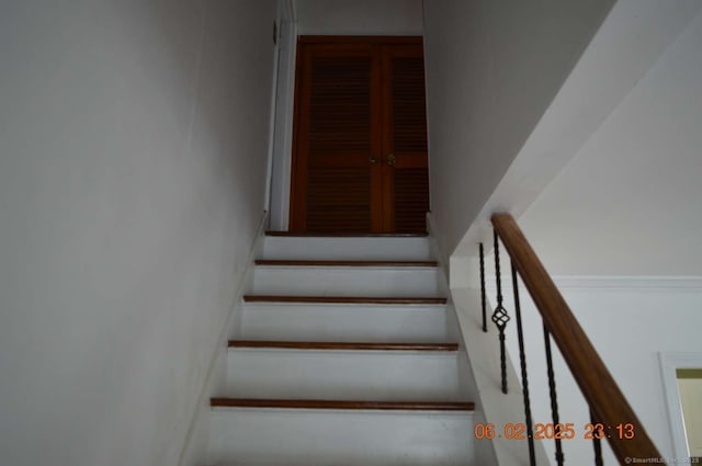 view of stairs