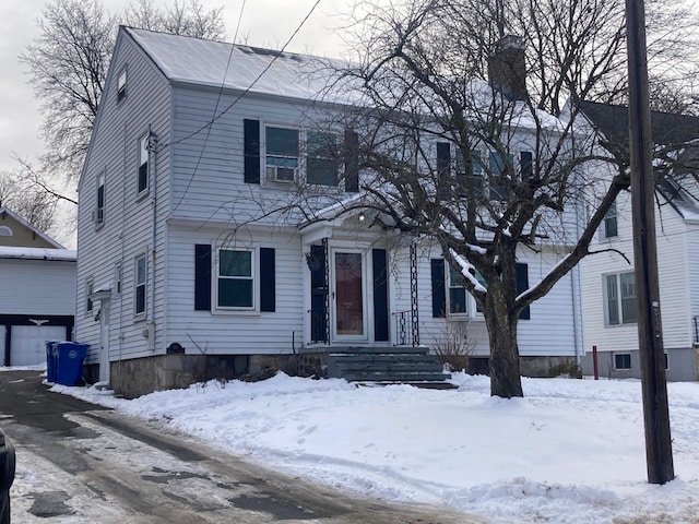 view of colonial inspired home