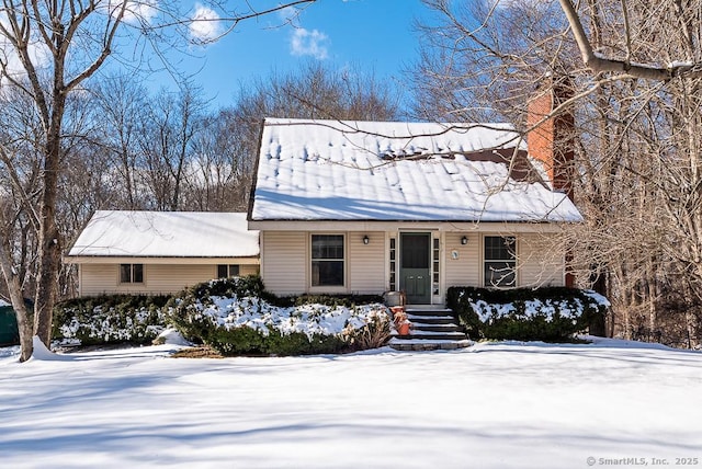 view of front of home