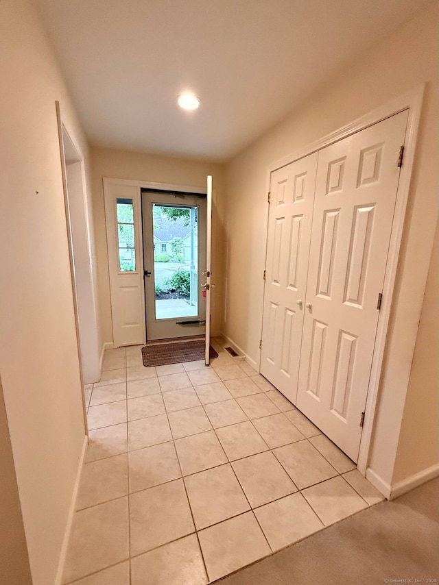 4 Amberly Ln Unit 4, East Lyme, CT 06357 - foyer featuring baseboards, light tile patterned flooring, and recessed lighting