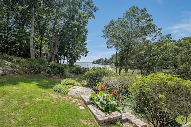 48 Andrews Rd, Guilford, CT 06437 - view of grassy yard featuring a water view