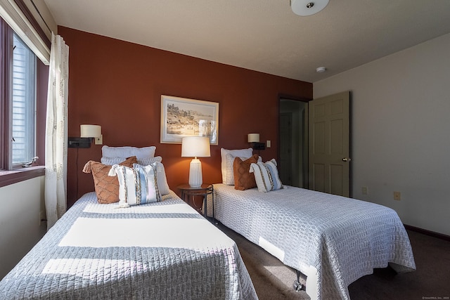 bedroom with carpet flooring