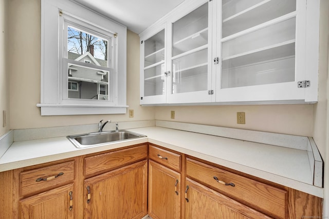 kitchen featuring sink