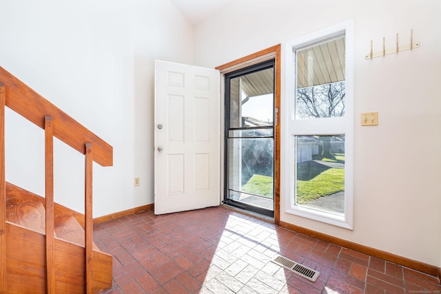 view of entrance foyer