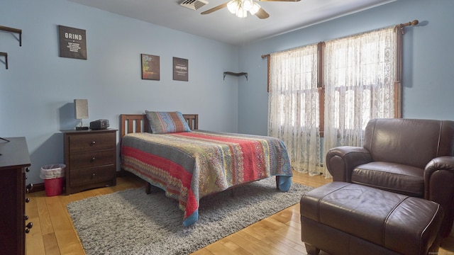 49 Quinebaug Ave, Putnam, CT 06260 - bedroom featuring wood finished floors and ceiling fan