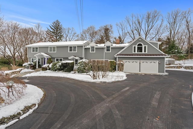 front facade featuring a garage