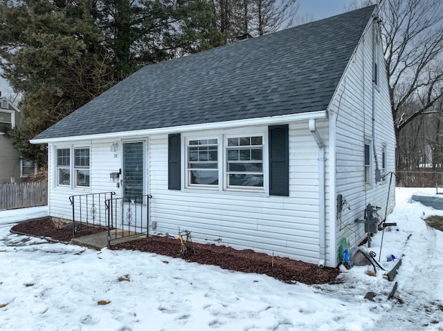 view of front of property