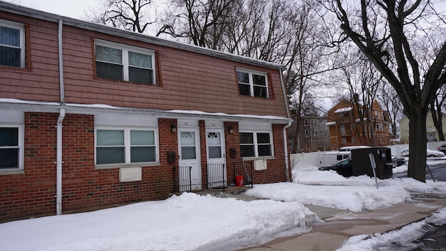 multi unit property with brick siding