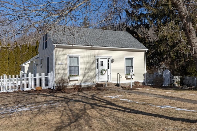 view of cape cod-style house