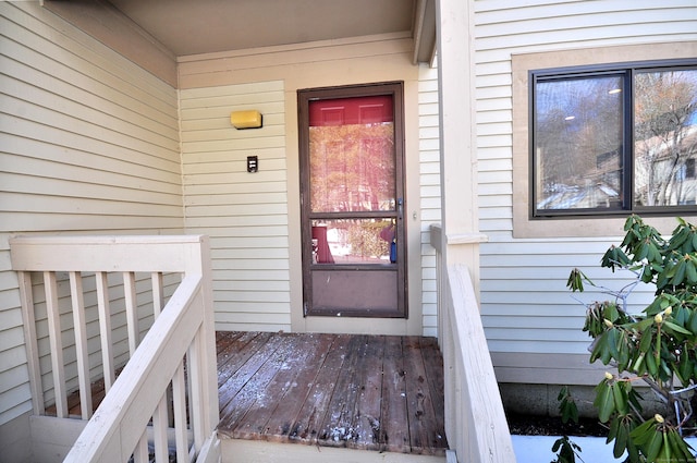 view of entrance to property