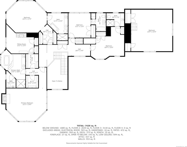 4 Hemlock Rdg, Weston, CT 06883 - view of room layout