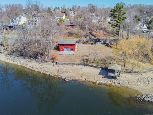 279 Candlewood Lake Rd, Brookfield, CT 06804 - aerial view with a water view