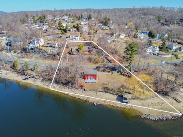 279 Candlewood Lake Rd, Brookfield, CT 06804 - aerial view with a water view