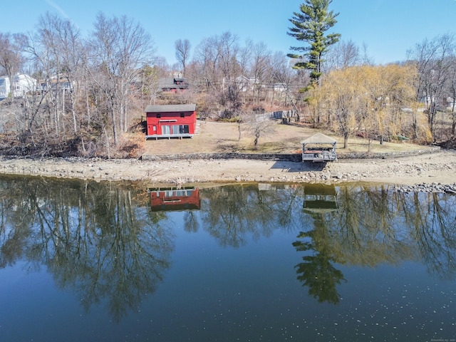 279 Candlewood Lake Rd, Brookfield, CT 06804 - water view featuring a boat dock
