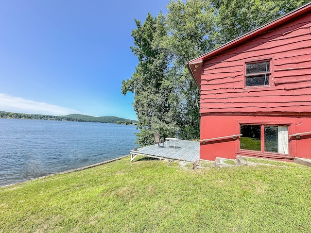279 Candlewood Lake Rd, Brookfield, CT 06804 - view of yard featuring a water view