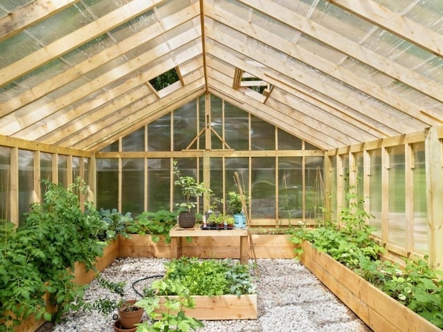 776 Bethany Mountain Rd, Cheshire, CT 06410 - unfurnished sunroom with lofted ceiling