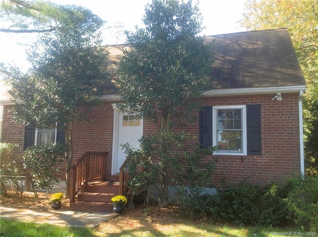 view of front of property with brick siding