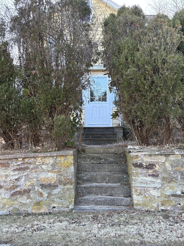 view of stairs