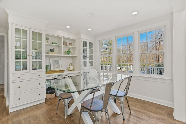 sunroom with plenty of natural light