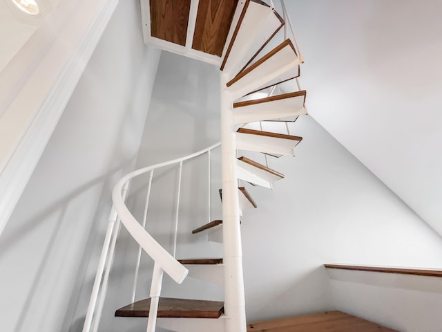 view of stairway