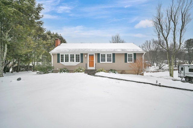 view of ranch-style house