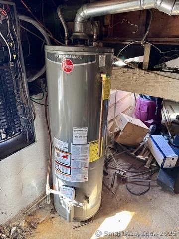 utilities featuring water heater