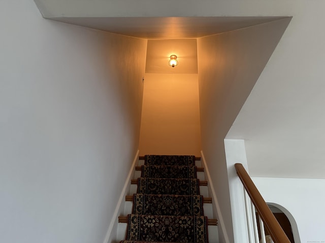 view of staircase