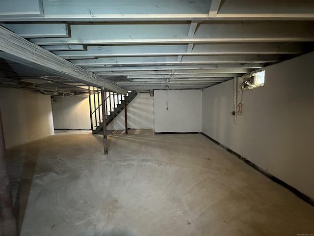 159 Tom Swamp Rd, Hamden, CT 06518 - view of unfinished below grade area