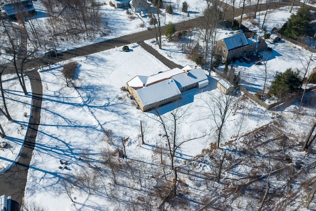 159 Tom Swamp Rd, Hamden, CT 06518 - view of snowy aerial view