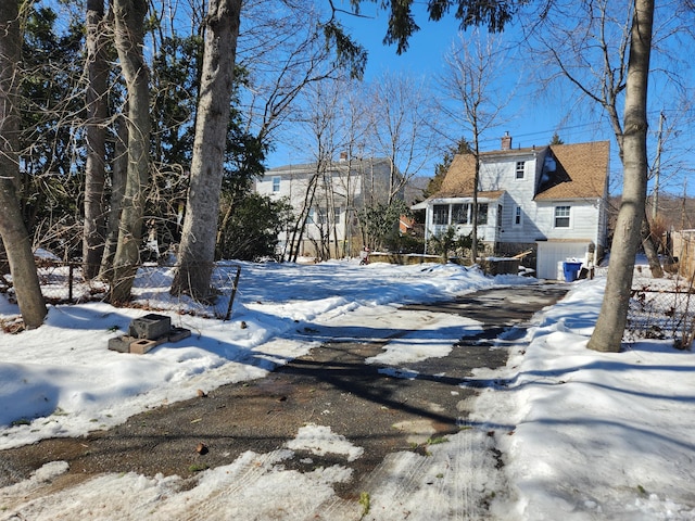 view of street with driveway