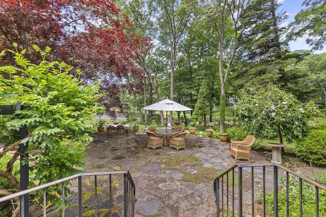 view of patio / terrace with outdoor dining space