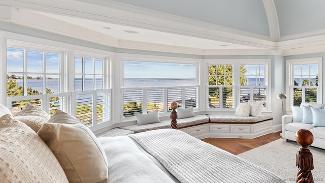 260 Hillspoint Rd, Westport, CT 06880 - sunroom / solarium with a water view