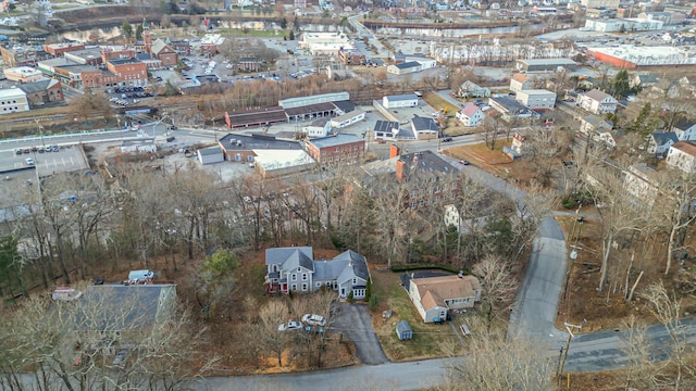 drone / aerial view featuring a residential view