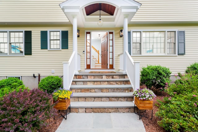 view of entrance to property