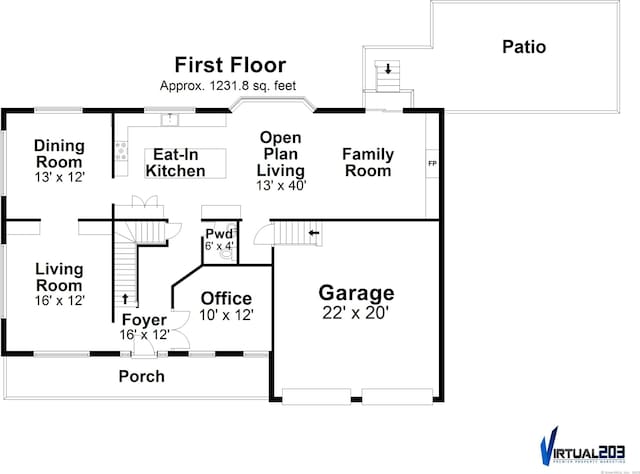 floor plan / room layout