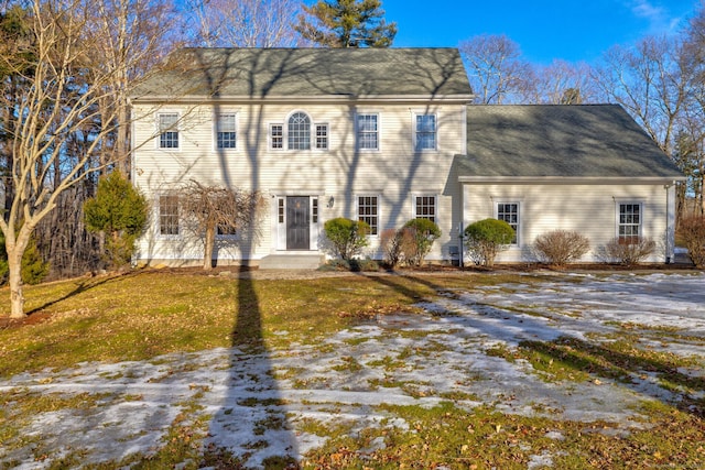 view of colonial inspired home