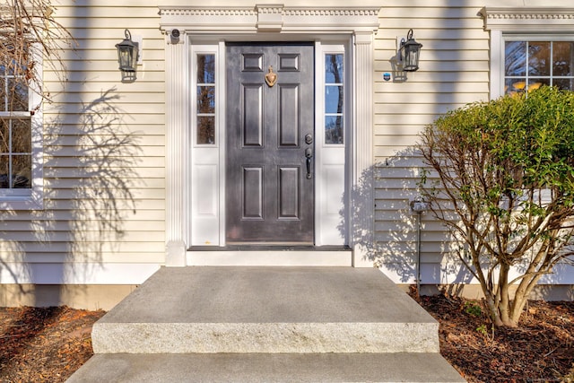 view of property entrance